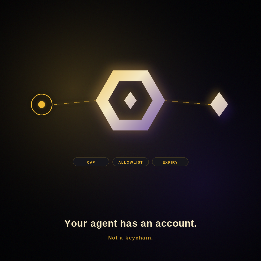 Your agent has an account.